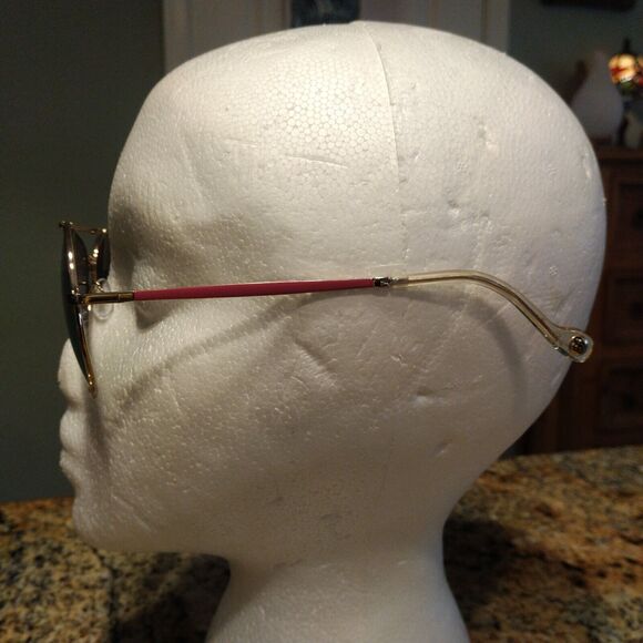 Jessica Simpson Purple and Rose Gold Aviator Sunglasses Brow Bar J6096 - Picture 7 of 10